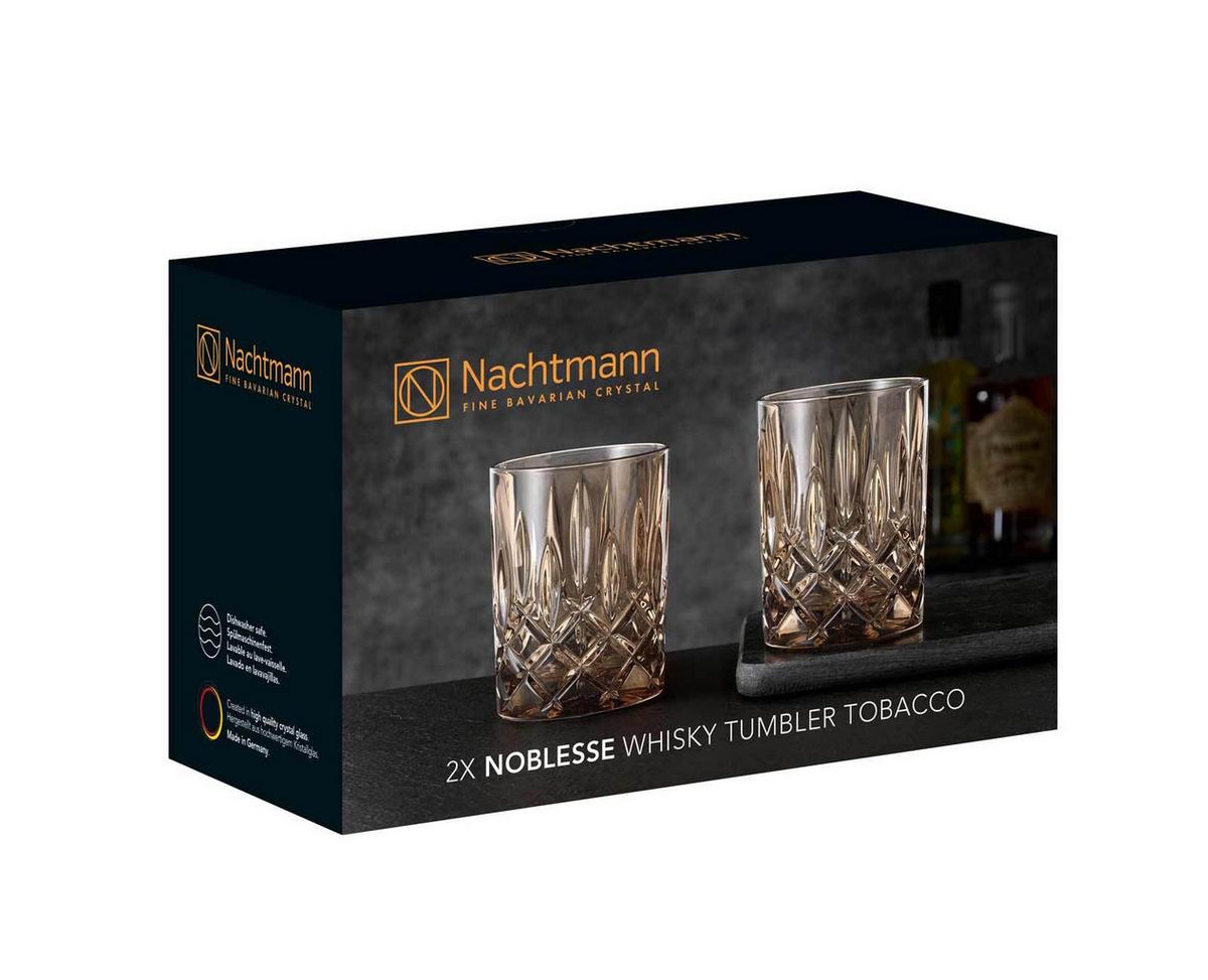 WHISKYBECHER Noblesse Vintage Tobacco 295 ml 2er Set - Braun, Glas (0.295L) - Nachtmann