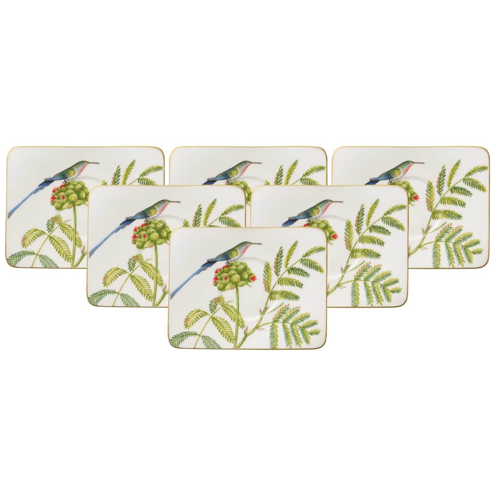 KAFFEEUNTERTASSEN Amazonia bunt 17 x 14 cm 6er Set - Multicolor, Keramik (1cm) - Villeroy & Boch