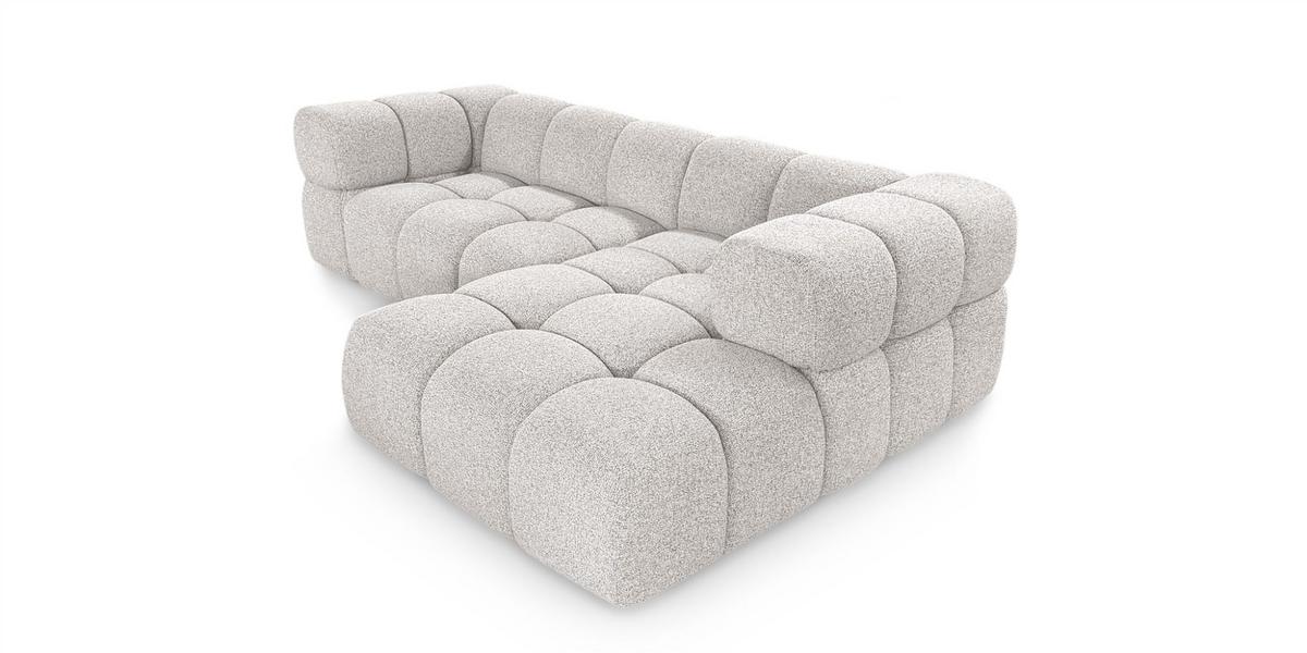 ECKSOFA Blanche In Puente - Türkis, Holzwerkstoff/Textil (150/280cm) - Fun Möbel