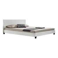 POLSTERBETT Albacete - Weiß, Textil (180/200cm) - Corium