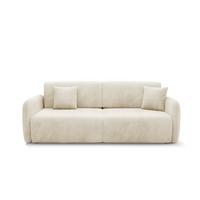 SOFA Dora 3 Sitzplätze Beige - Beige, Holz (233/92/110cm) - Petits-meubles