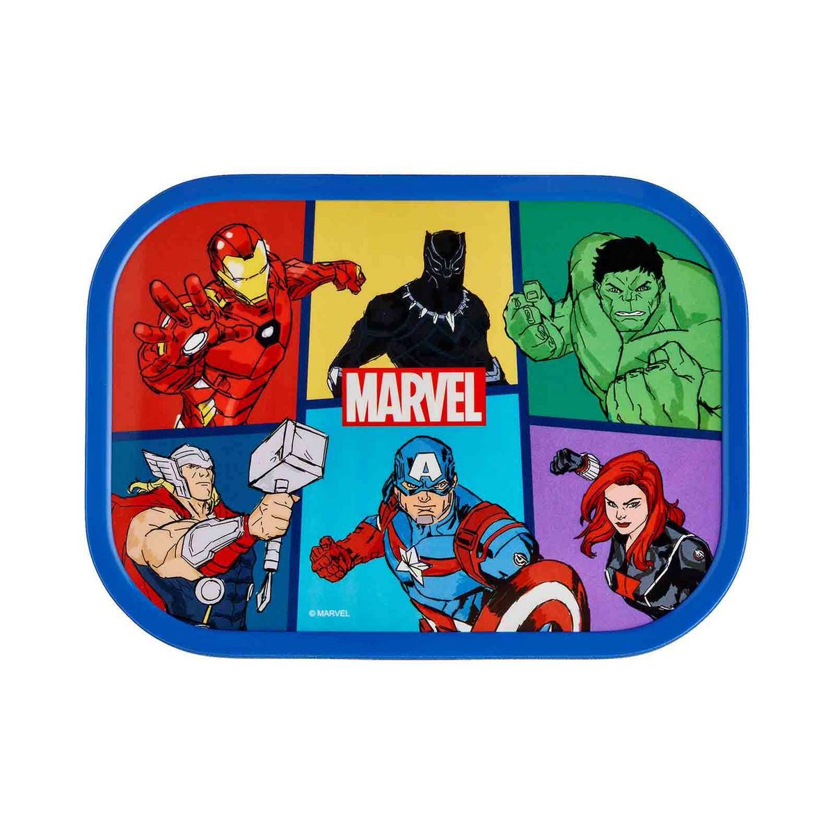 BROTDOSE Campus Avengers 700 ml - Rot/Multicolor, Kunststoff (13.2/6.1/17.8cm) - Mepal