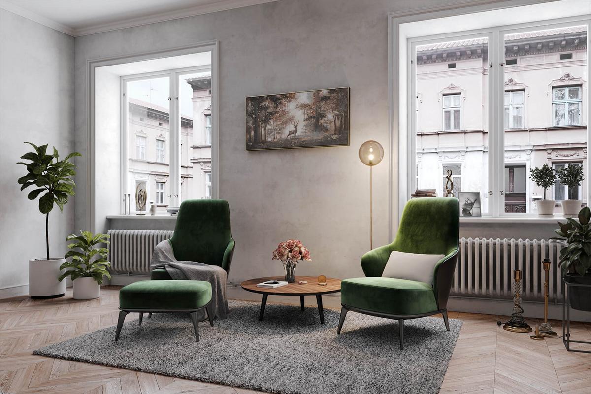 ÖLGEMÄLDE 120/60 cm - Goldfarben/Braun, Holz/Textil (120/60cm) - KUNSTLOFT