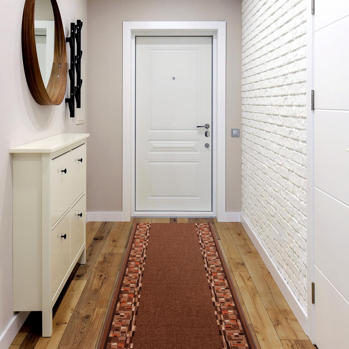 LÄUFER Antirutsch BOMBAY 100/200 cm - Braun, Textil (100/200cm) - rugsX