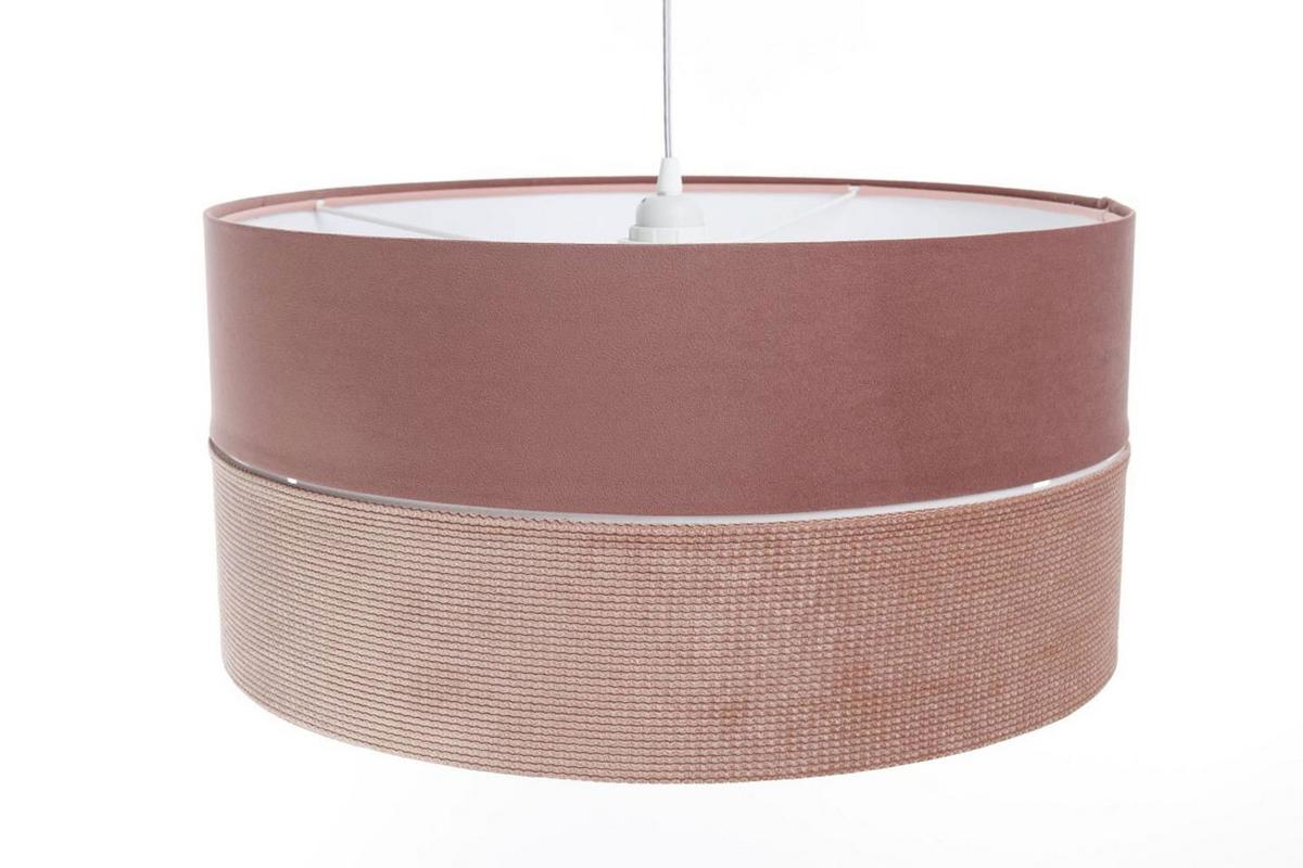 HÄNGELEUCHTE Rosa 60/30 cm - Pink/Weiß, Kunststoff (60/1/30cm) - ONZENO