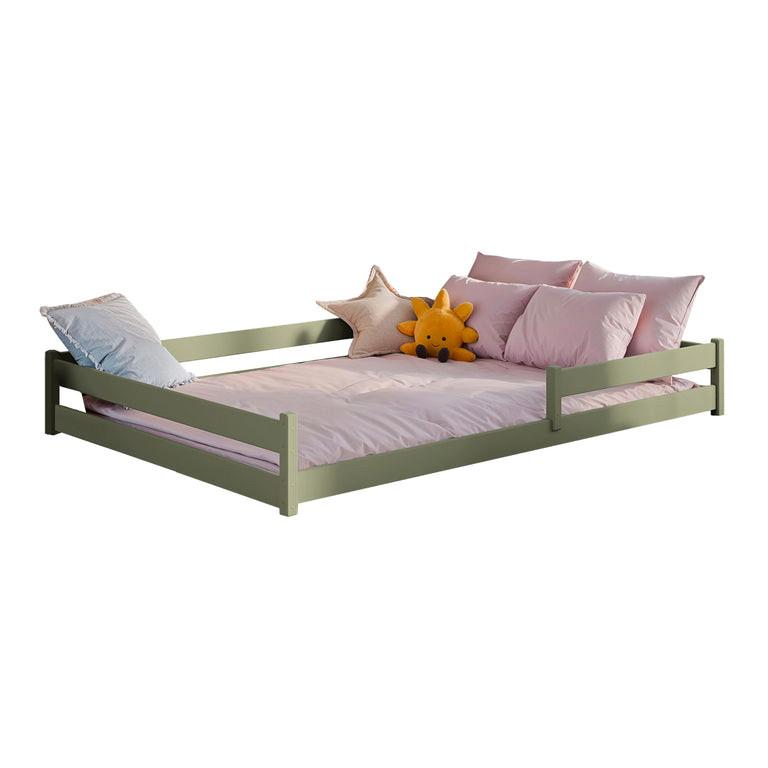 BETT 140/200 Lily Olive - Grün, Holz (140/200cm) - Petits-meubles