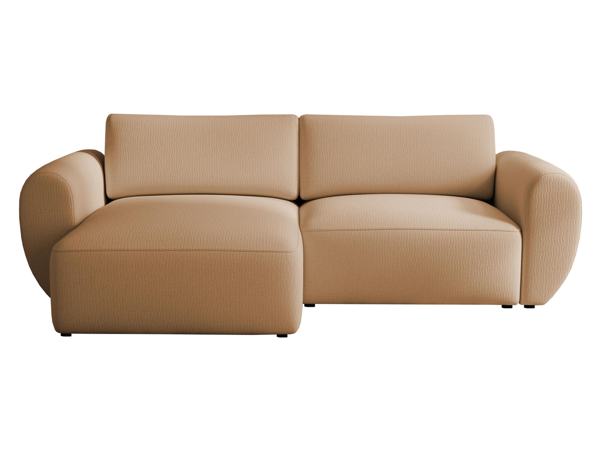 ECKSOFA Suzi - Hellbraun/Schwarz, Holzwerkstoff/Kunststoff (147/261cm) - MIRJAN24