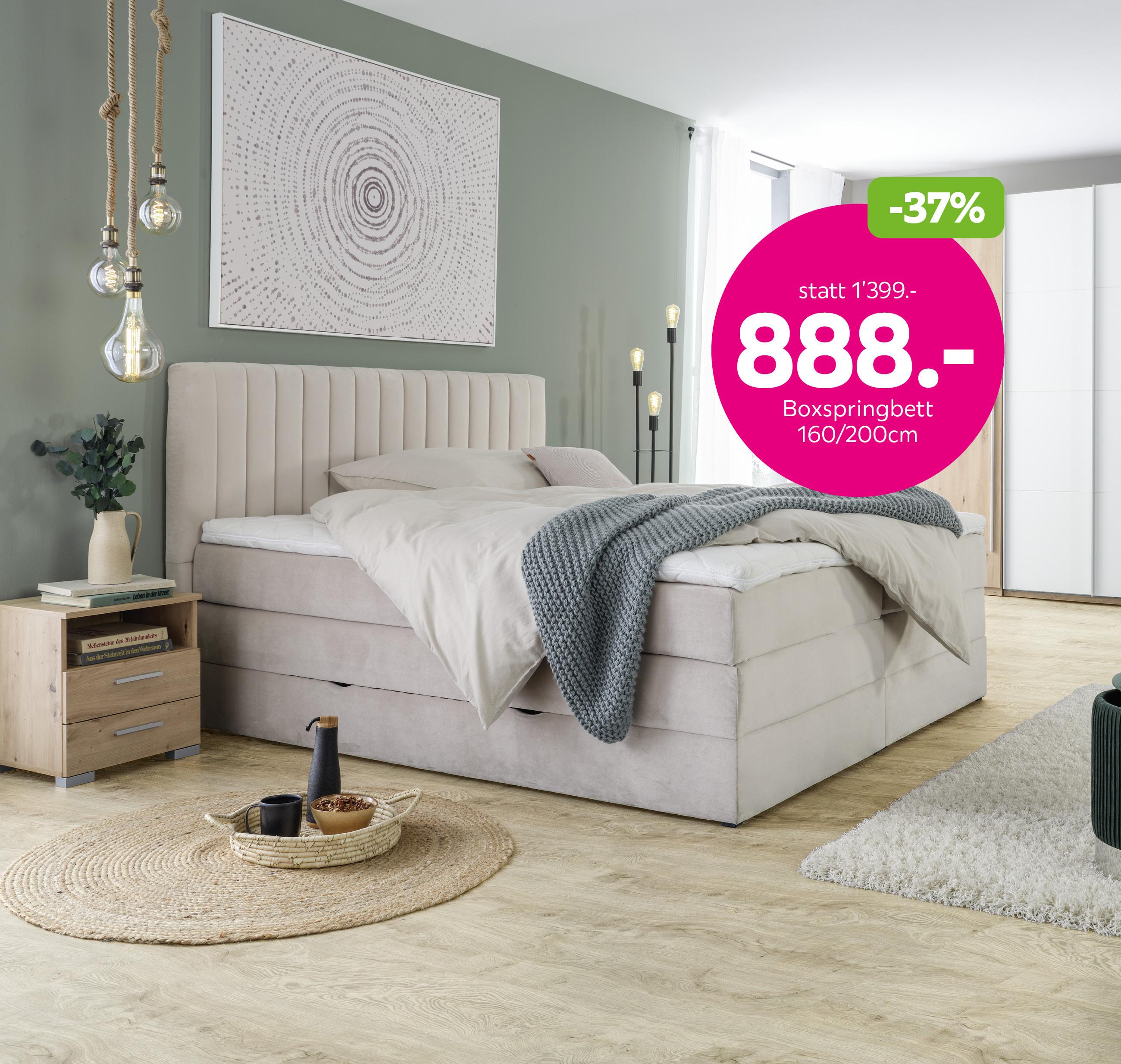 Boxspringbett 160x200cm -37% reduziert