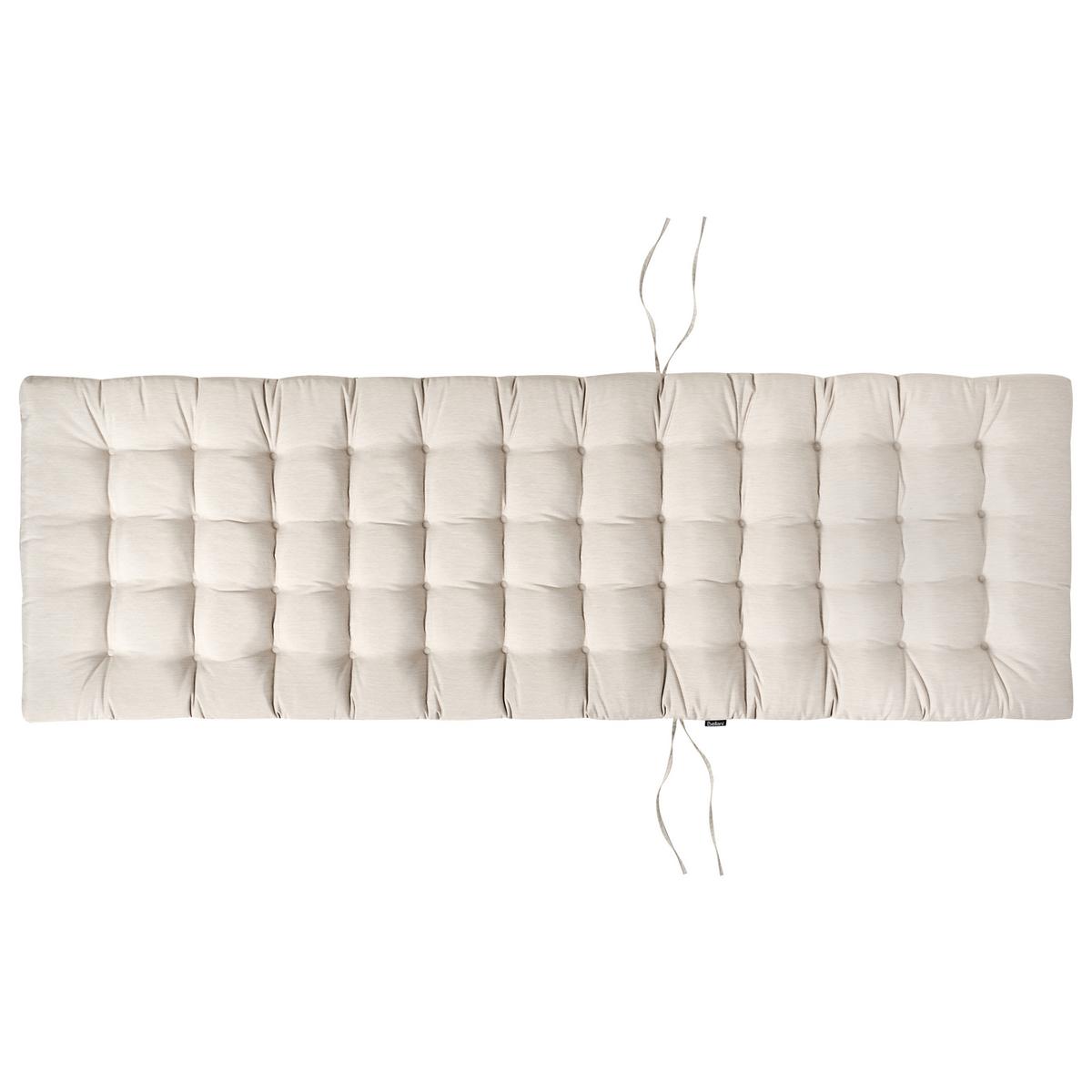 LIEGENAUFLAGE Hellbeige 56/192 cm Cesana Premium - Beige, Textil (192/5/56cm) - Beliani