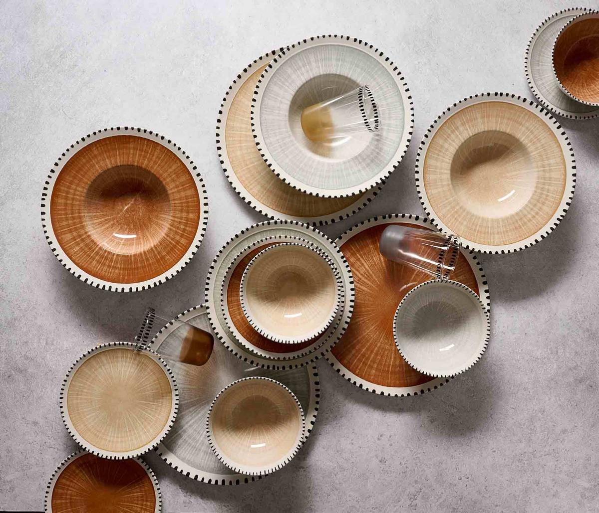 KAFFEEBECHER Natura Braun 320 ml 6er Set - Braun, Keramik (0.32L) - Ritzenhoff Breker