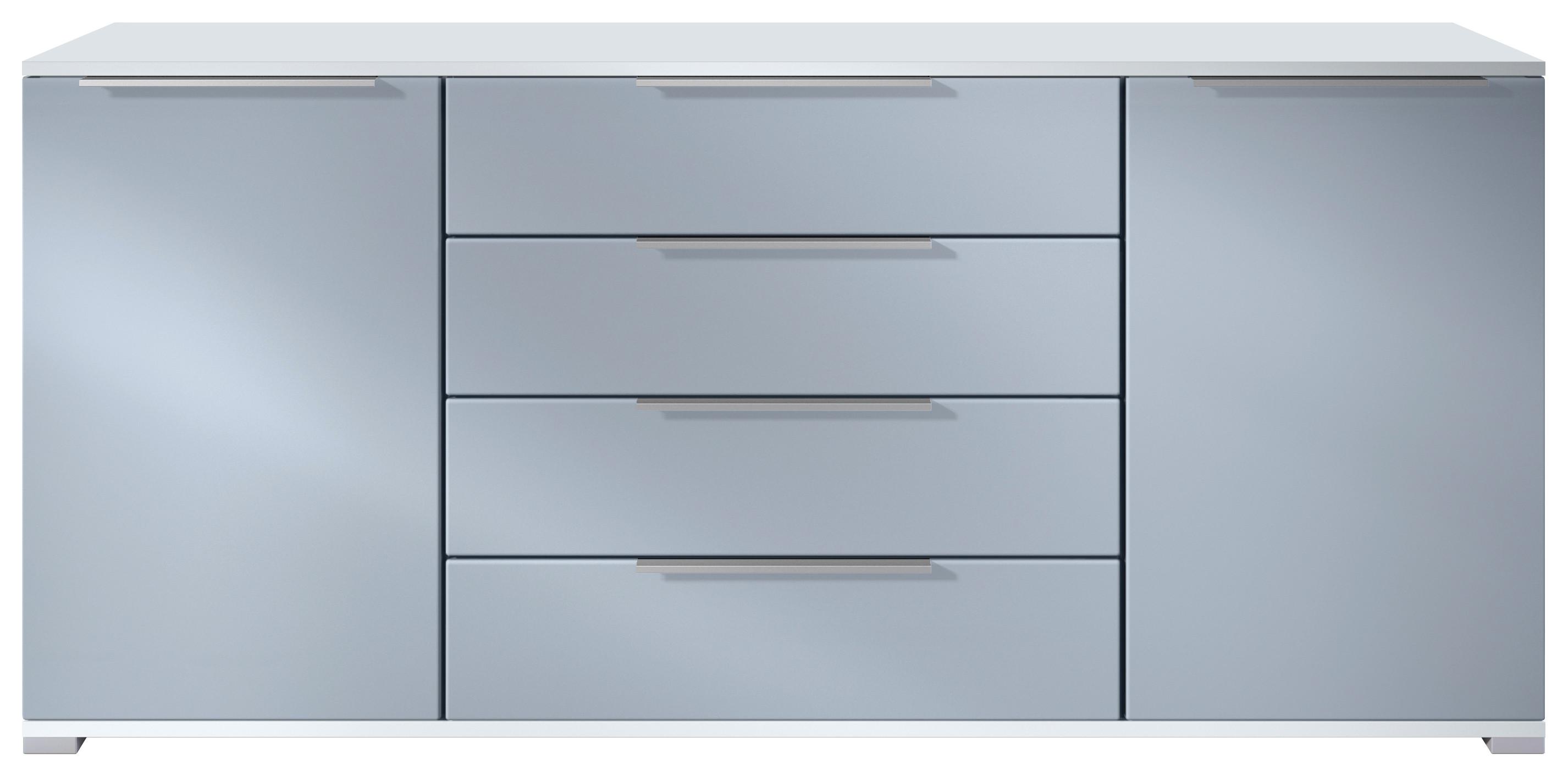 SIDEBOARD Linio Denim matt - Pastellblau, Holzwerkstoff (166.5/75.5/35cm) - Vladon
