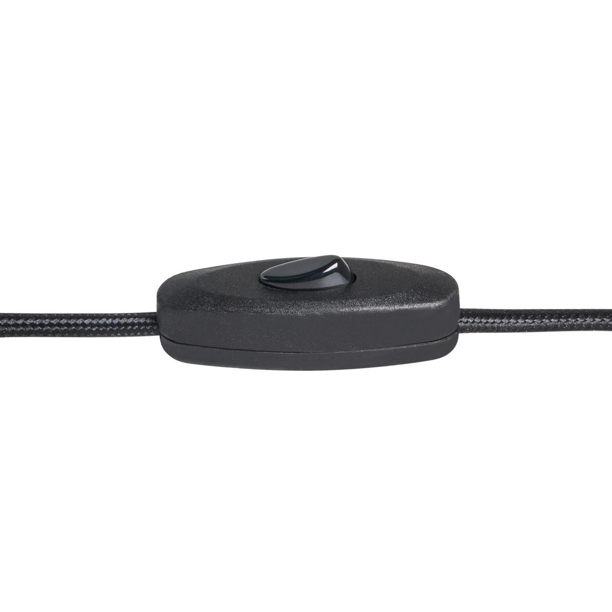 TISCHLAMPE Metall Schwarz Mopan - Schwarz, Metall (30/30/52cm) - Beliani