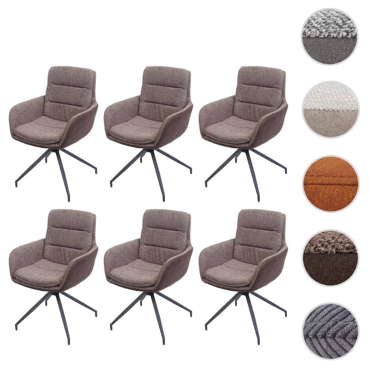 ESSZIMMERSTUHL Braun, Dunkelbraun - Dunkelbraun/Braun, Textil (60/89/54cm) - MCW