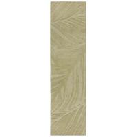 WOLLTEPPICH LEVEN, floral, Grün-Beige, 60 x 230 cm - Grün, Textil (60/230cm) - KADIMA DESIGN