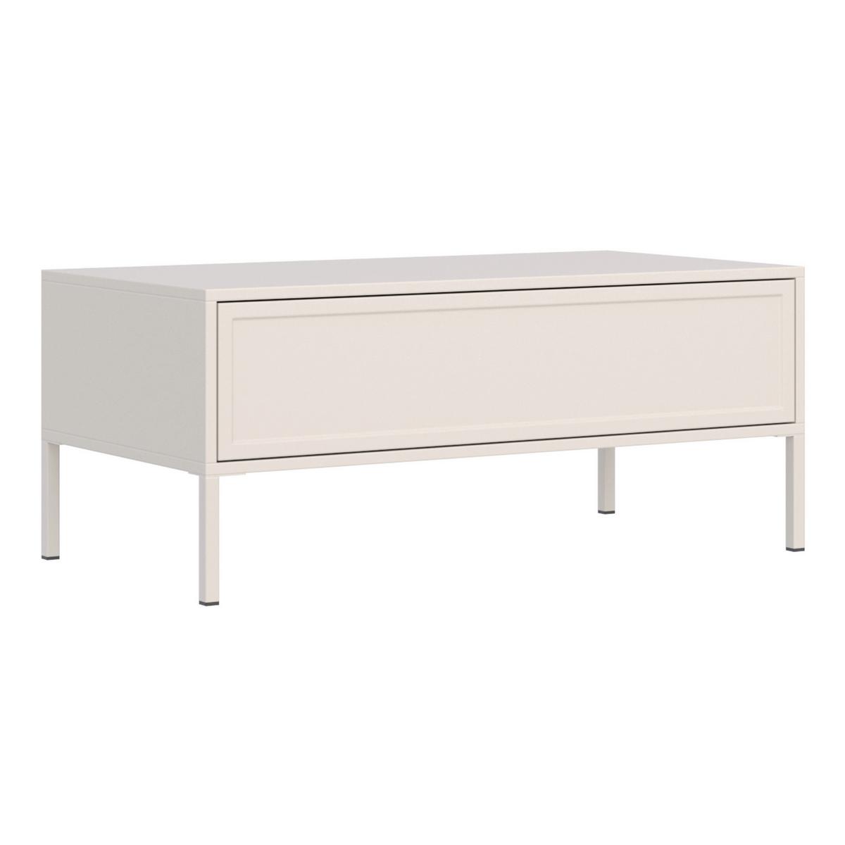 COUCHTISCH Vilavio kaschmir 100/50 cm - Taupe, Holzwerkstoff/Metall (50/100/40cm) - Selsey