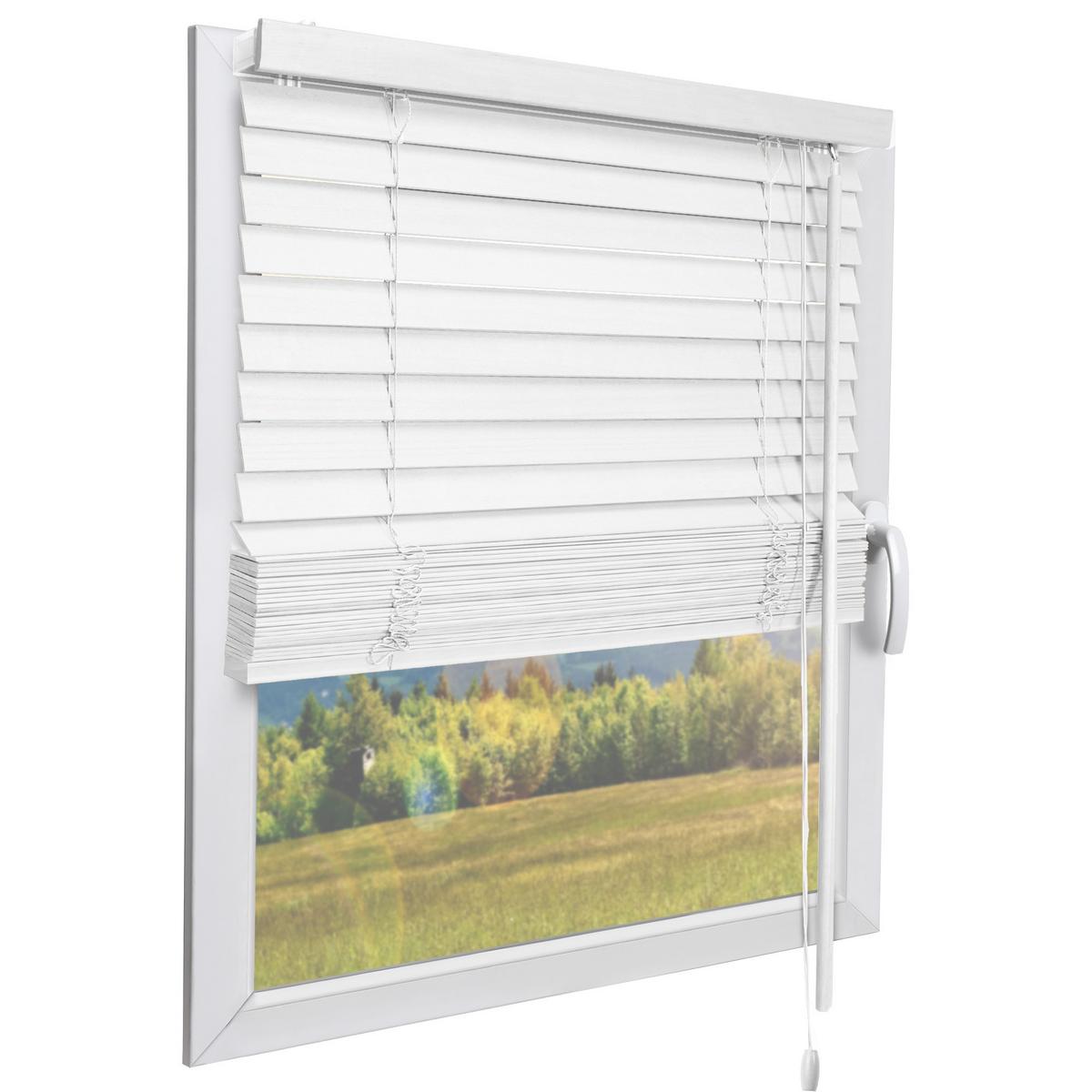 HOLZJALOUSIE SolDecor JH3 150/160 cm Weiß - Weiß, Holz (150cm) - Sol Royal