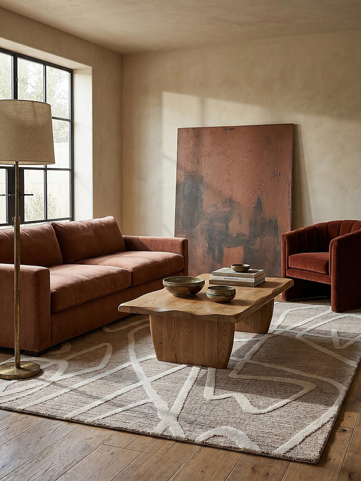TEPPICH ARLEN, abstrakt, Taupe, 120 x 170 cm - Beige, Textil (170/120cm) - KADIMA DESIGN