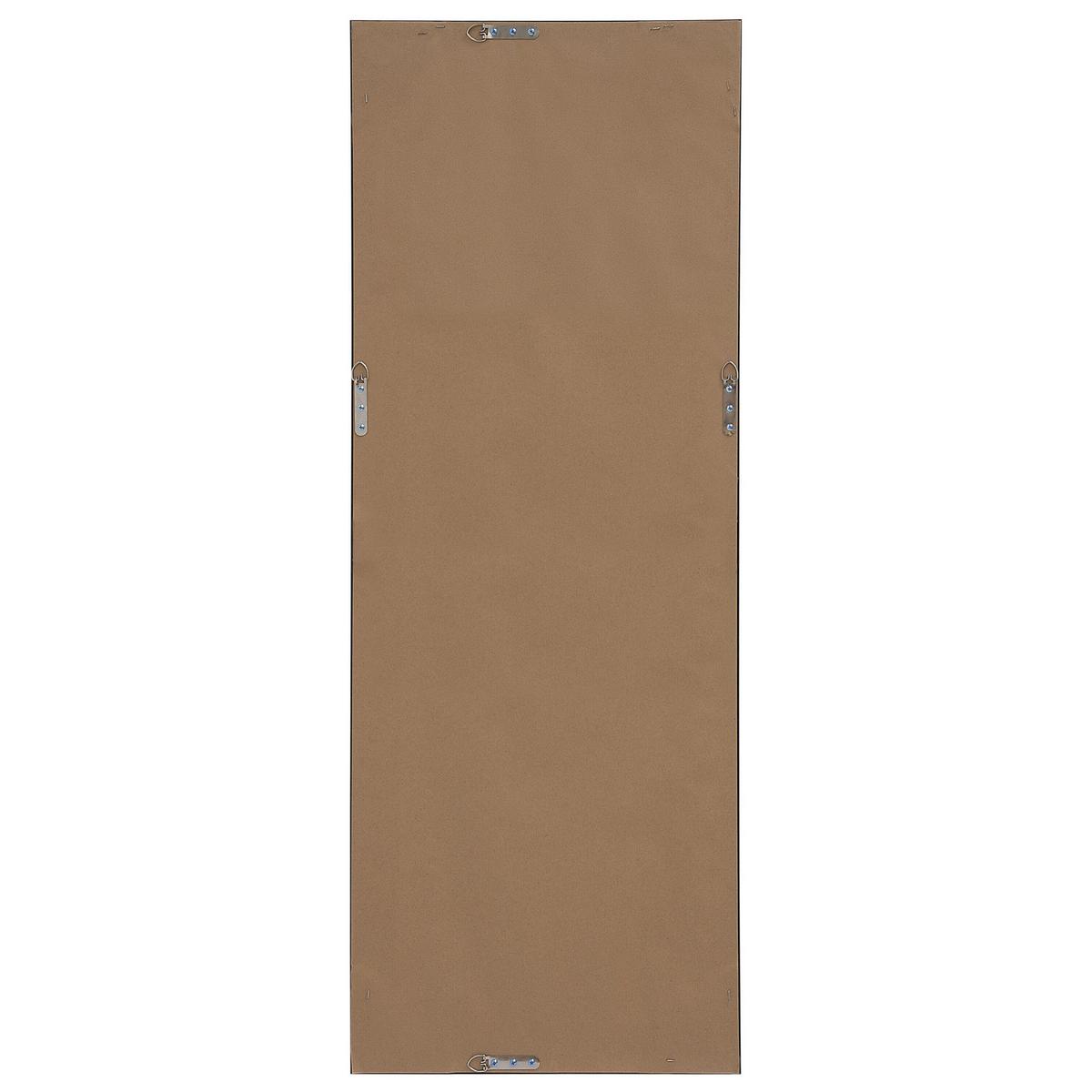 WANDSPIEGEL silber rechteckig 50/130 cm Ajaccio - Silberfarben, Kunststoff (50/130/2cm) - Beliani