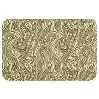 WC-VORLEGER Abstrakt - Marmor - Grün Toilettenvorleger 60x40 cm - Dunkelgrün, Textil (60/1cm) - OnlyWow