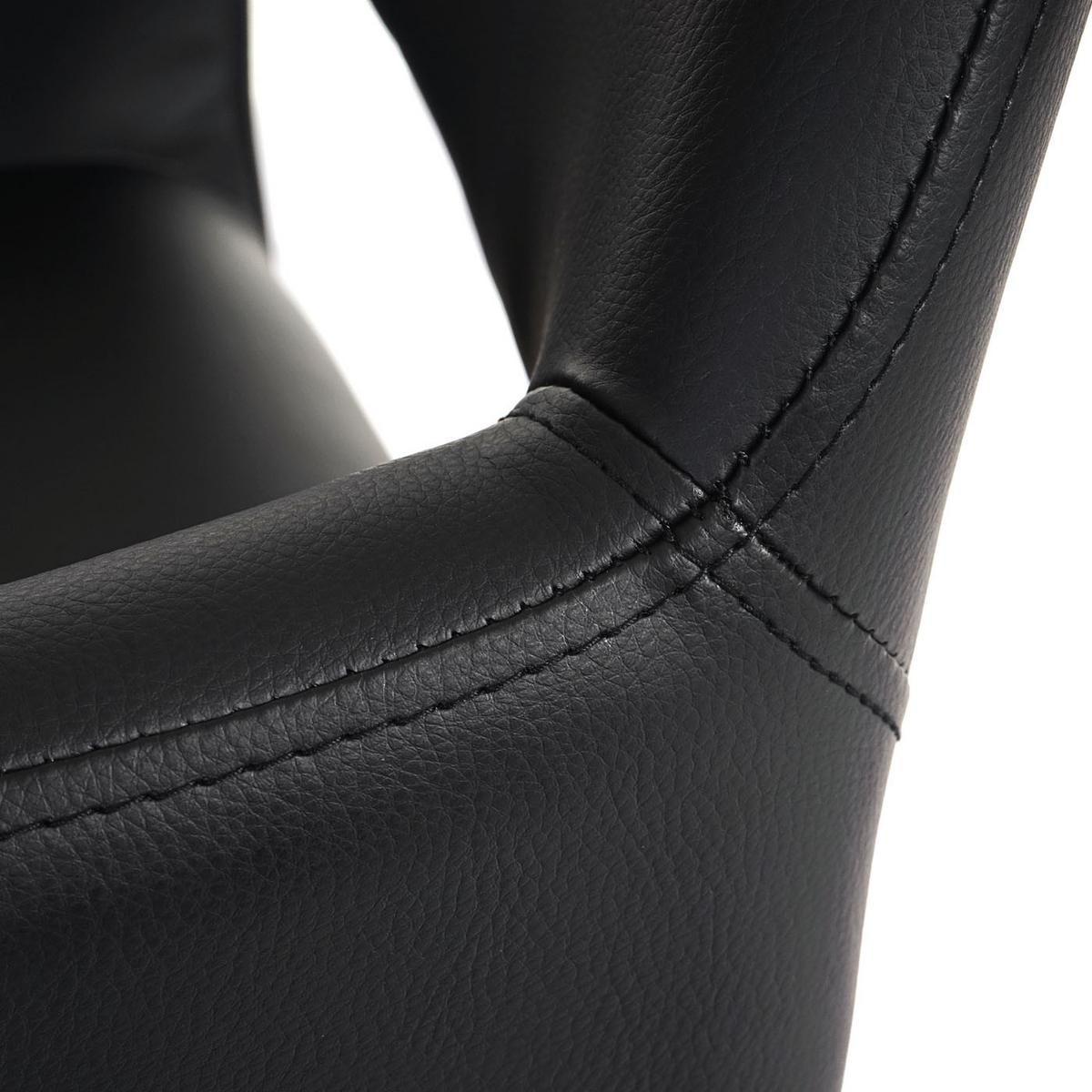 ESSZIMMERSTUHL Schwarz - Schwarz, Textil (56/78/57cm) - MCW