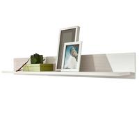 WANDBOARD weiß Pinie, Landhaus Wandregal 146 cm Bücherregal - Eiche Wotan/Weiß, Holzwerkstoff (146/20/20cm) - Furn.Design