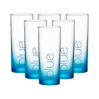 TRINKGLÄSER Favo Blau 360 ml 6er Set - Blau, Glas (0.36L) - Ritzenhoff Breker