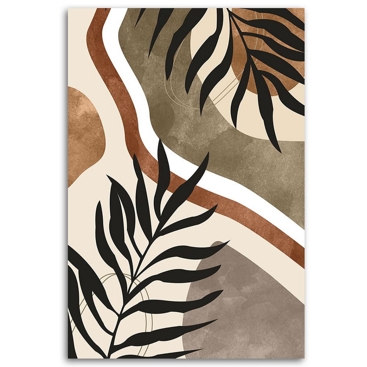 KUNSTDRUCK Beige 80/120 cm - Beige, Textil (80/120cm) - KUNSTLOFT