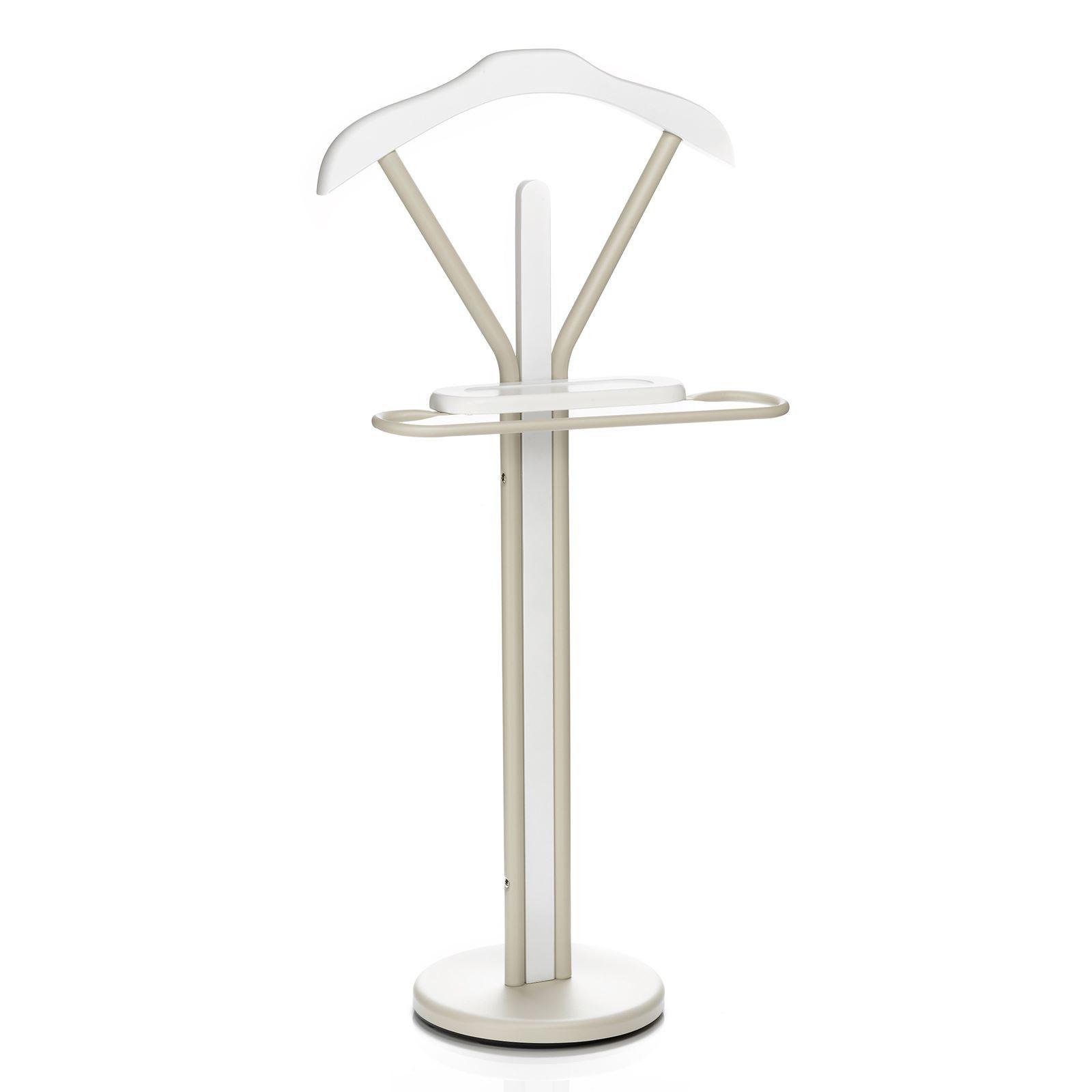 HERRENDIENER FABIO beige/weiß - Beige/Weiß, Metall (45/108/30cm) - IDIMEX
