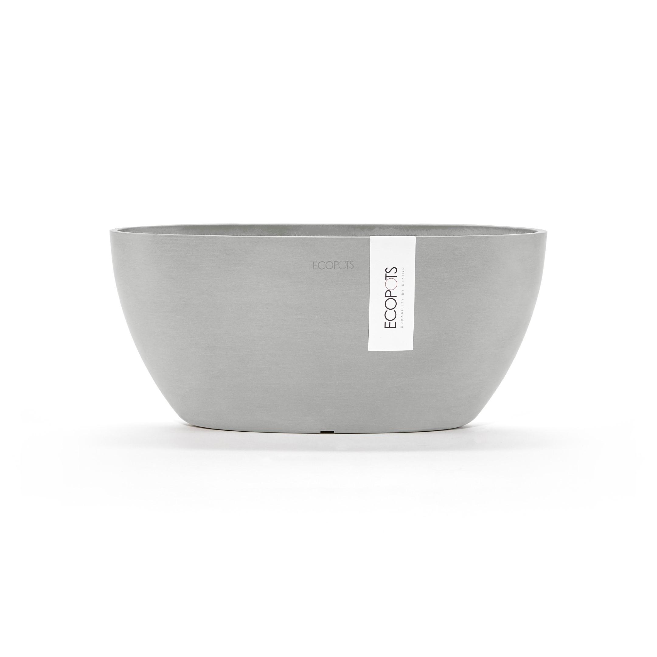 BLUMENTOPF Sofia 29,5/13,5 cm Hellgrau - Hellgrau, Kunststoff (29.5/13.5cm) - Ecopots