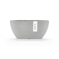 BLUMENTOPF Sofia 29,5/13,5 cm Hellgrau - Hellgrau, Kunststoff (29.5/13.5cm) - Ecopots