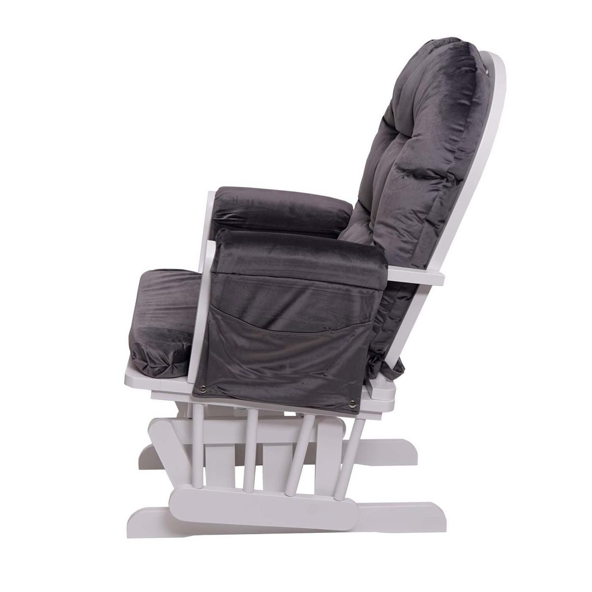 RELAXSESSEL SCHWINGSTUHL Grau - Grau, Textil (68/98/76cm) - MCW
