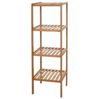 BADREGAL Braun - Braun, Holz (34/110/33cm) - MCW