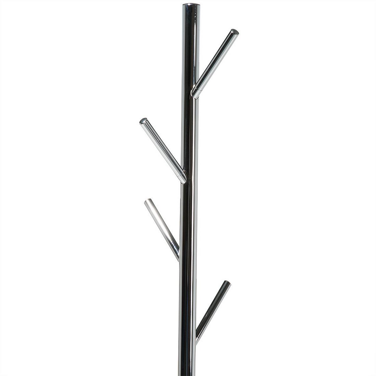 KLEIDERSTÄNDER Chromstahl silber 170 cm Allen - Silberfarben, Metall (28/170/28cm) - Beliani