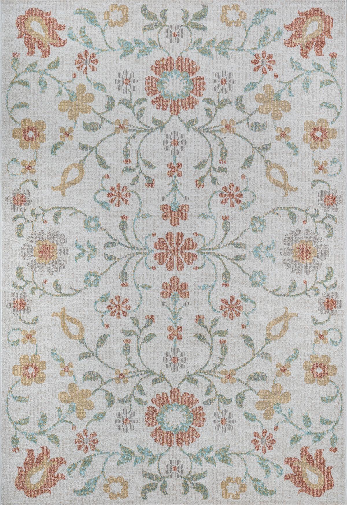 TEPPICH Outdoor Vintage LIMMAT Polypropylen Creme 200 x 290 cm - Beige, Textil (200/290cm) - KADIMA DESIGN