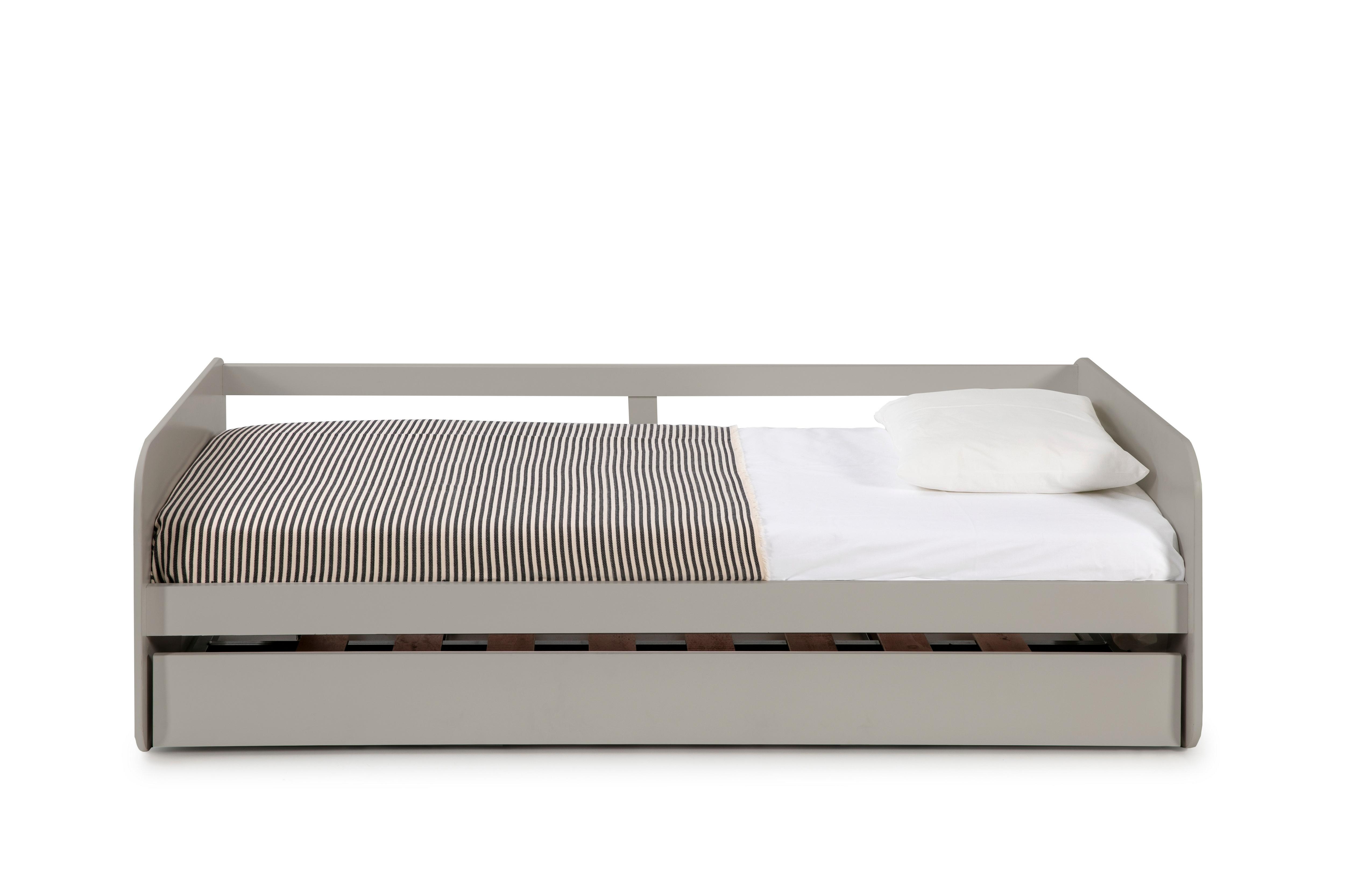 KINDERBETT Kiara Grau 200/98.5/62 cm - Grau, Holz (90/190cm) - Calicosy