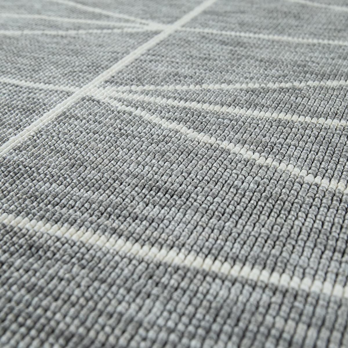 OUTDOORTEPPICH, geometrisch, Grau, 80 x 150 cm - Grau, Textil (150/80cm) - KADIMA DESIGN