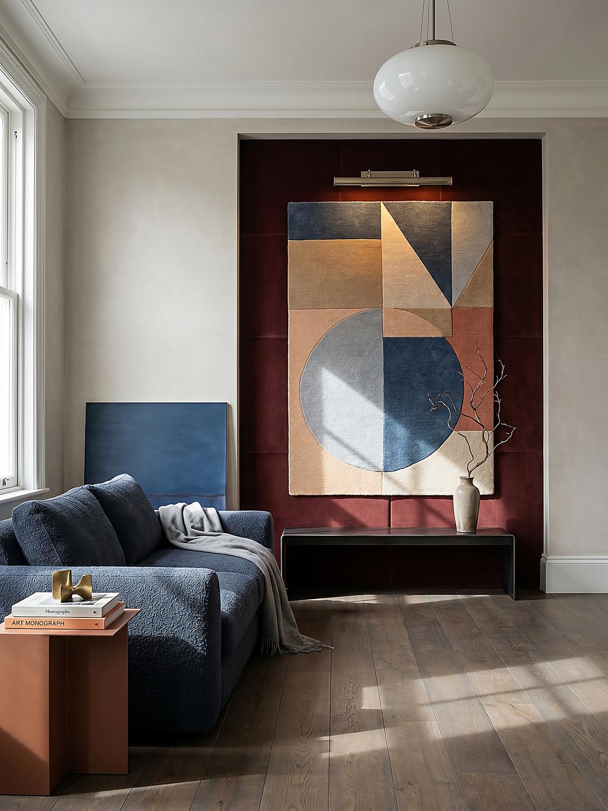 WOLLTEPPICH DEBEN, geometrisch, Pastell-Bunt, 120 x 170 cm - Multicolor, Textil (170/120cm) - KADIMA DESIGN