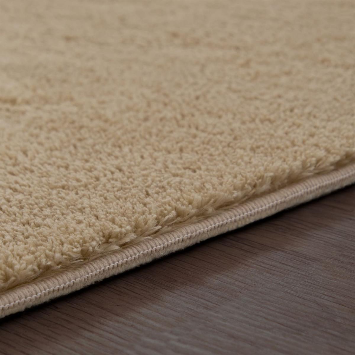 KURZFLORTEPPICH, einfarbig, Natur, 100 x 200 cm - Beige, Textil (200/100cm) - KADIMA DESIGN