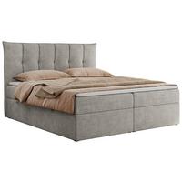 BOXBETT PREMIUM 10 140/200 Hellgrau Struktur - H4 - Hellgrau, Holz/Textil (140/200cm) - MKS