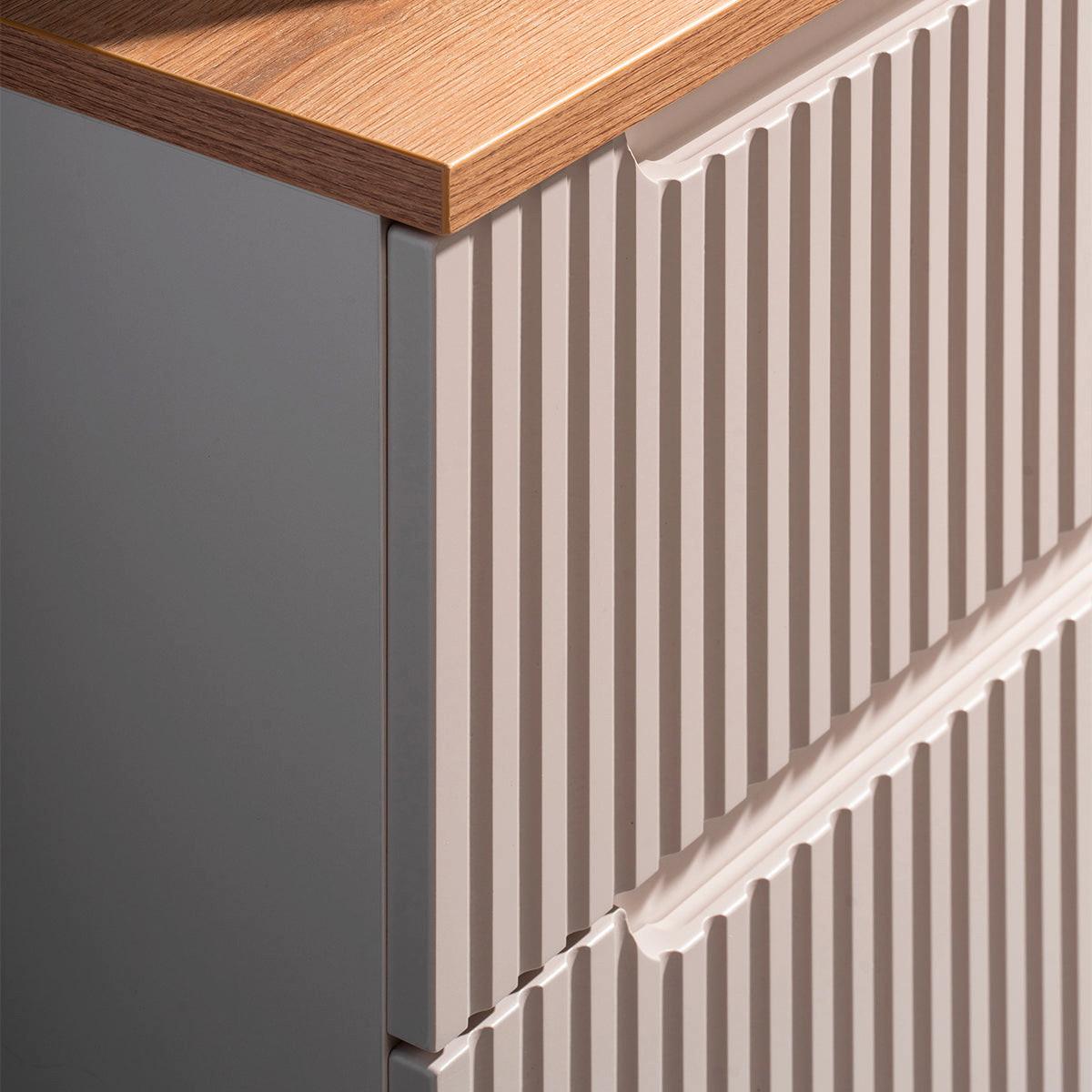 WASCHTISCH 80cm Riva Kaschmir - Kaschmir, Holzwerkstoff (80/57/40cm) - Petits-meubles
