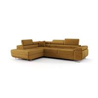 ECKSOFA Monaro Mit Schlaffunktion - Gelb, Holzwerkstoff/Textil (202/275cm) - Fun Möbel