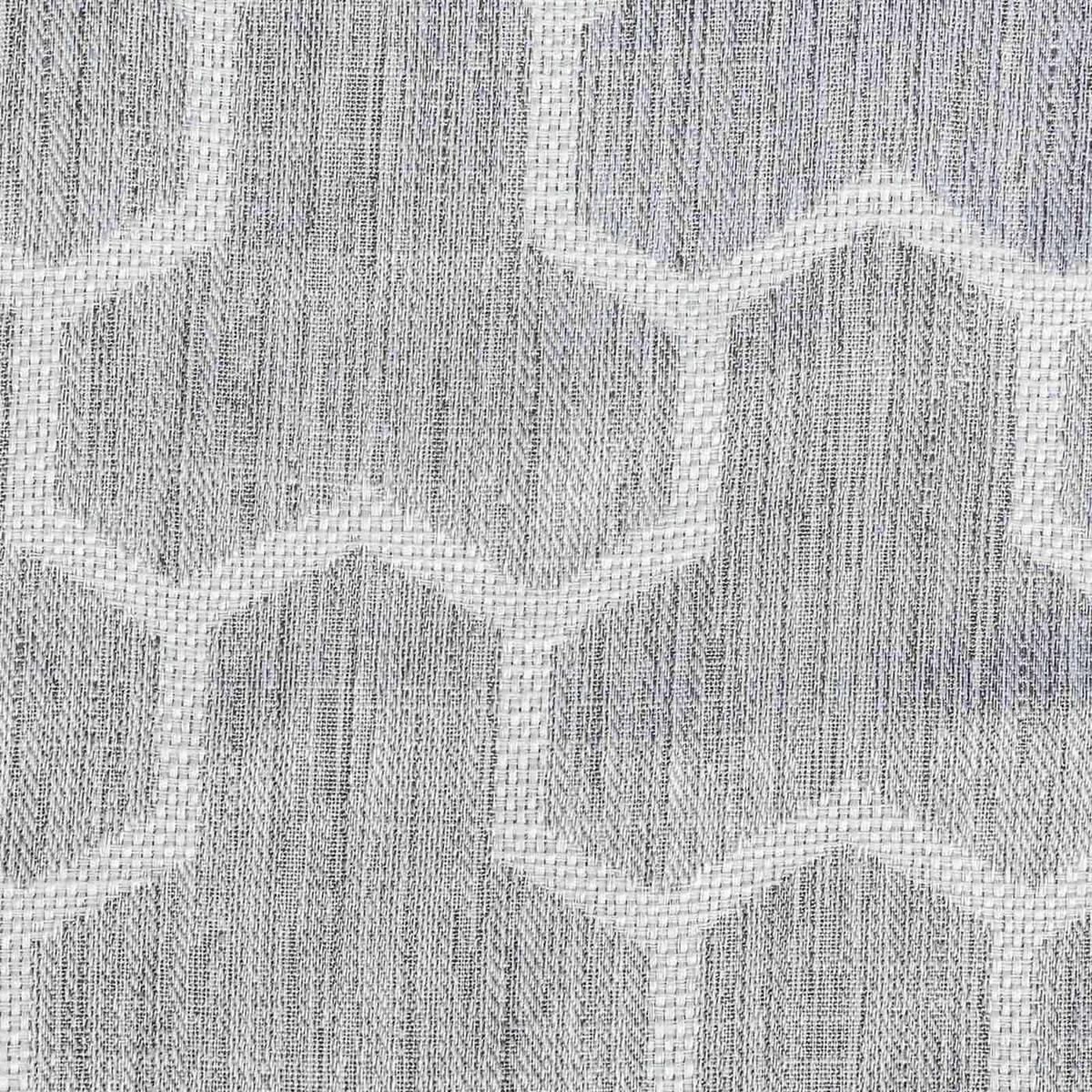 VERDUNKELUNGSVORHÄNGE geometrisch mit Thermo-Funktion, Ösen 167/137 cm - Grau, Textil (167/137cm) - Homescapes