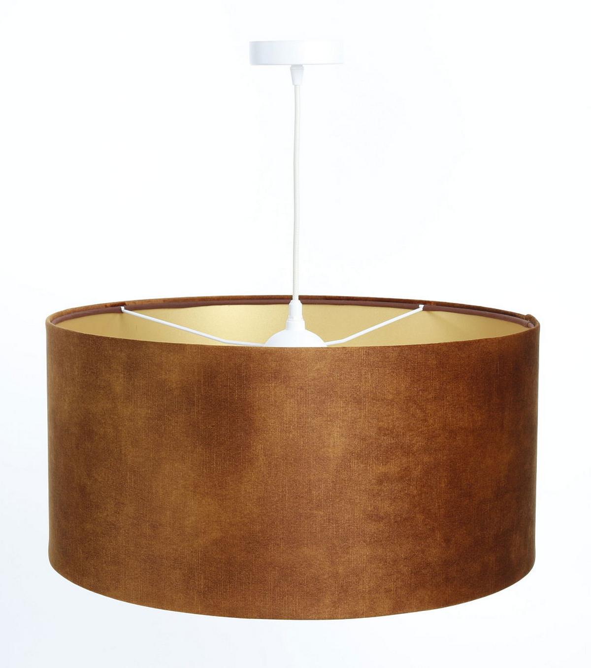 HÄNGELEUCHTE Gold 40/20 cm - Goldfarben/Braun, Kunststoff (40/0.4/20cm) - ONZENO