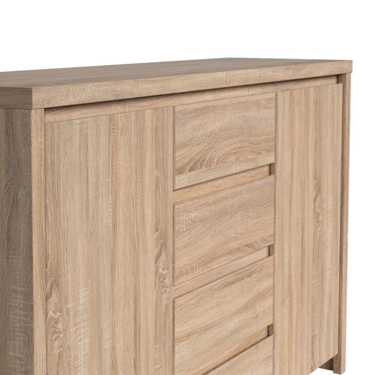 SIDEBOARD Soren Holz - Braun, Holzwerkstoff (143.5/92/40.5cm) - Petits-meubles