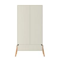 SCHRANK 2 Türen Kaschmir - Beige, Holzwerkstoff (117/199/50cm) - Petits-meubles