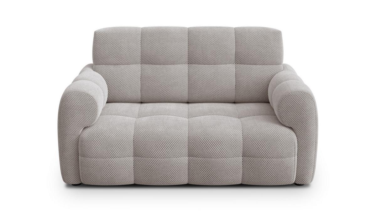 SOFA MELLOW 2-Sitzer, beige - Beige/Schwarz, Holz/Textil (153/87/98cm) - Wozimo
