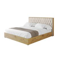 POLSTERBETT mit Bettkasten und Lattenrost, Boxbett ohne Matratze - ENZO5 180x200 Beige - Beige, Holzwerkstoff/Textil (180/200cm) - ALTDECOR
