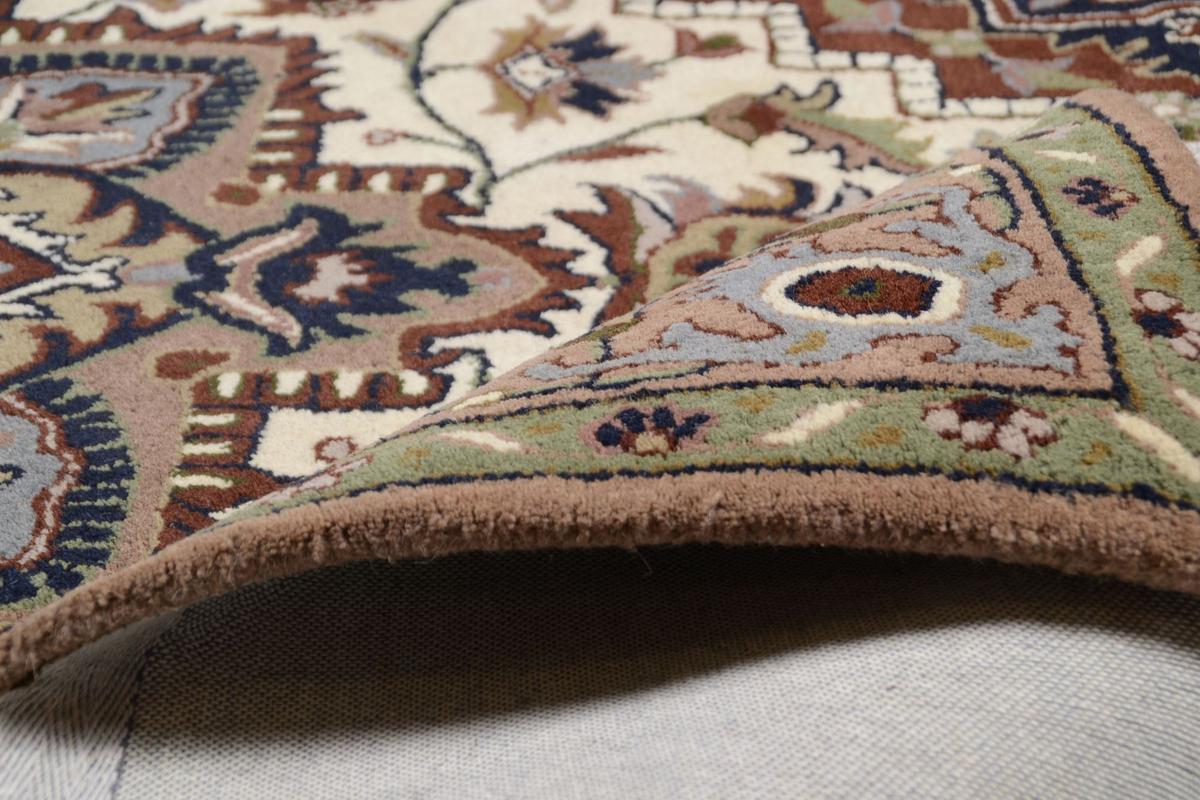 HANDTUFTTEPPICH Royal Heriz 70x140 cm - Creme, Textil (70/140cm) - THEKO