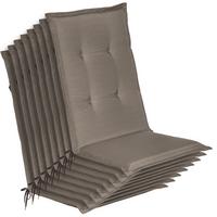 HOCHLEHNER Loft HL 120x50x6cm Taupe (8tlg) - Taupe, Textil (50/120cm) - Beautissu 