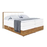 BOXSPRINGBETT mit Matratze H3|H4 und Lattenrost - LOLLI7 KING-120x200 - Weiß - Weiß, Holzwerkstoff (120/200cm) - ALTDECOR